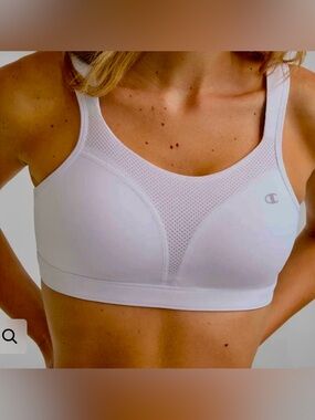 CHAMPION White Spot Comfort High Impact Sports Bra Size 40D